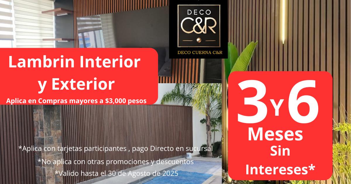 Lambrín interior y exterior